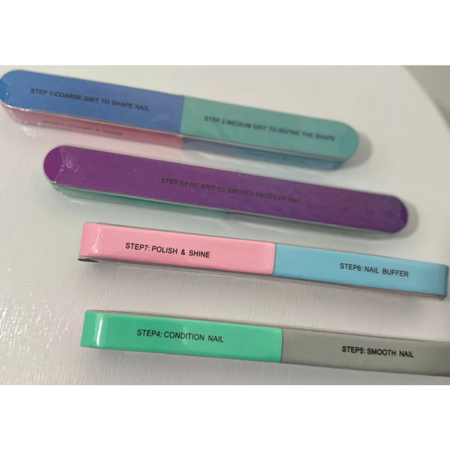 7-Sided Multi-Function Nail File with Thickened Edge - Nail File