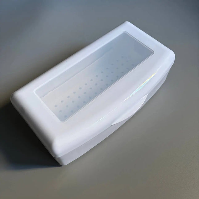 Contenedor para desinfección de instrumentos con tapa transparente de 0,5 l
