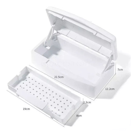 Instrument Disinfection Container with Transparent Lid 0.5L