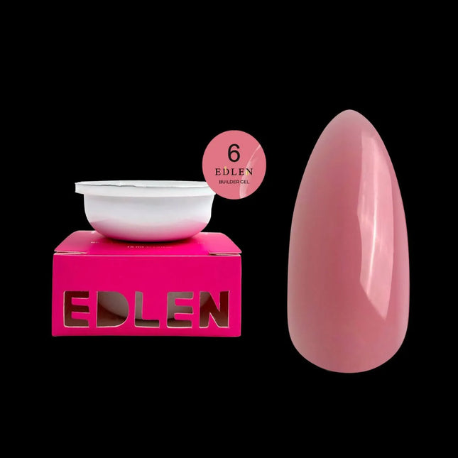 Edlen Builder Gel №06 Navulling "Naakt" Rode Perzik 30ml
