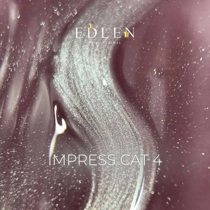 Edlen Cat Eye Impress Nr. 4 Zartrosa 9ml