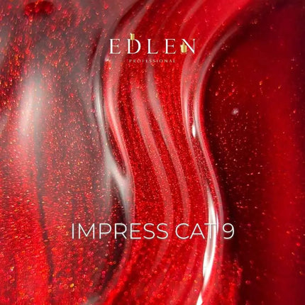 Edlen Cat Eye Impress Nr. 9 Rot 9 ml