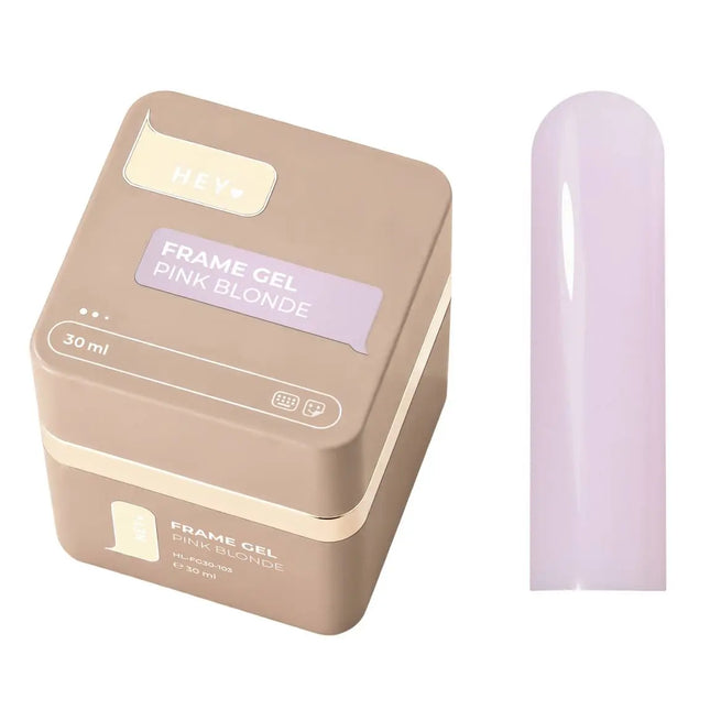 HEYLOVE Gel fijador de pelitos rosa para rubias con dispensador, 30 ml