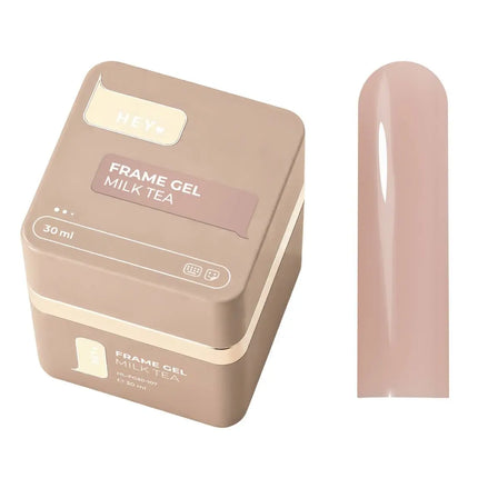 HEYLOVE Gel para uñas Frame color té con leche con bomba dosificadora 30ml