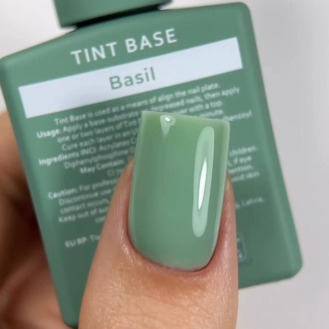 Cover Tint Base Color Basil "Verde grigio" 15 ml HEYLOVE