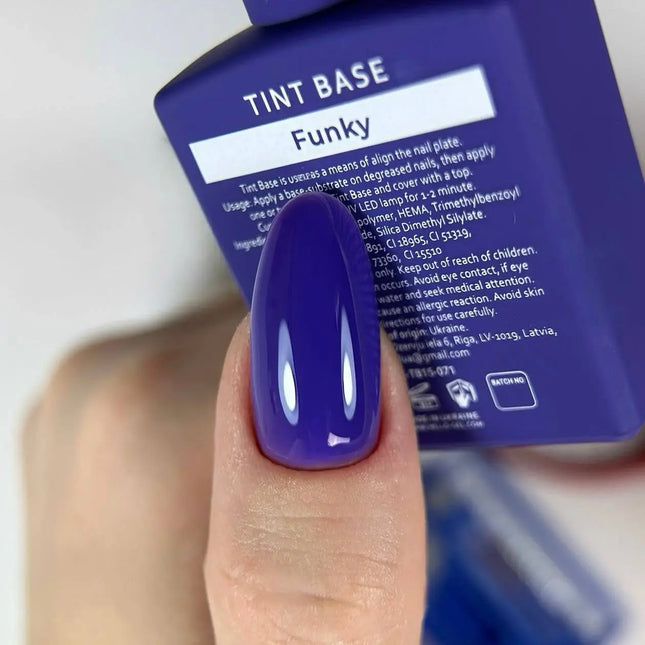 Strato di base Tint Base Color Funky "Deep blue" 15 ml HEYLOVE