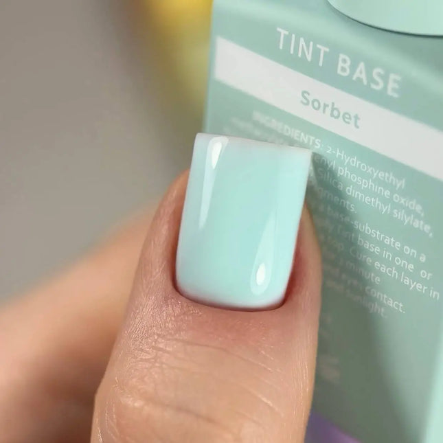 Cover Tint Base Color Sorbet "Світло-м’ятний" 15 ml HEYLOVE