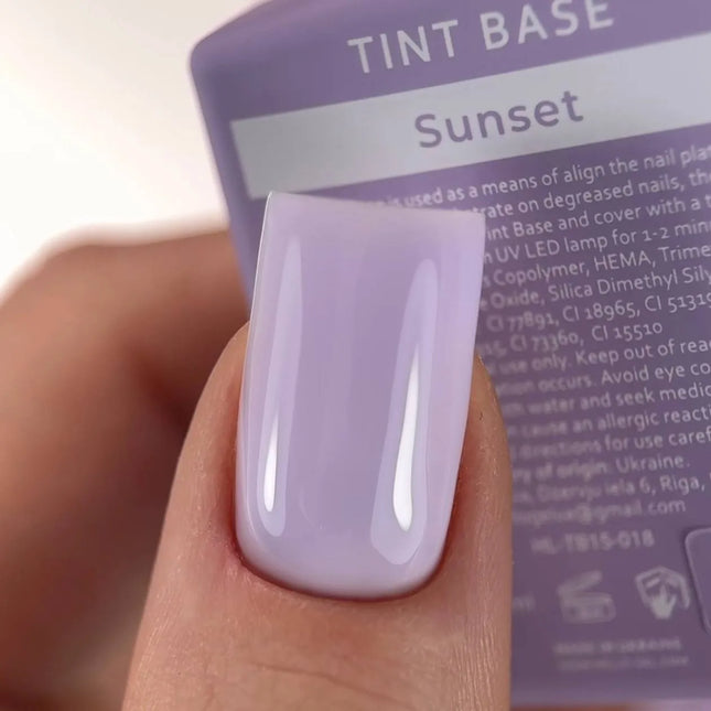 Cover Tint Base Color Sunset "Pílová lilková" 15 ml HEYLOVE