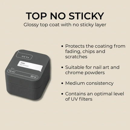 HEYLOVE Decklack No Sticky mit UV-Filtern 30 ml