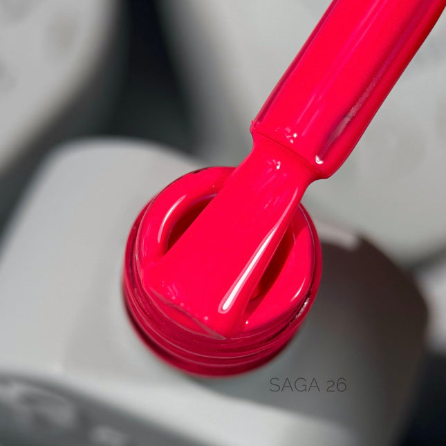 Gel Polish Saga 26 Bright Raspberry 10 ml