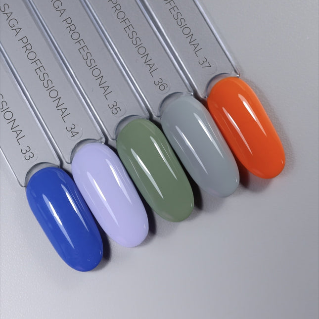 Gel Polish Saga 37 Bright Carrot 10 ml