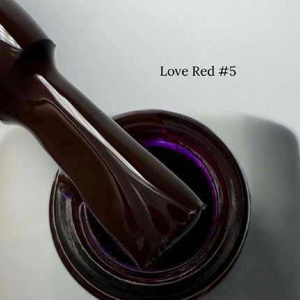 Gel Polish Saga Love Red 5 Eggplant 10 ml