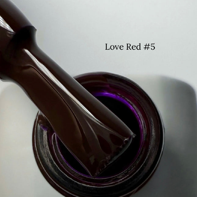 Gel Polish Saga Love Red 5 Eggplant 10 ml