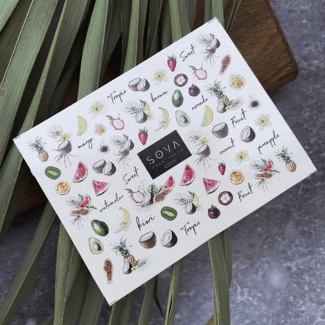 Nail Sticker - Sova Decor C029 Fruits