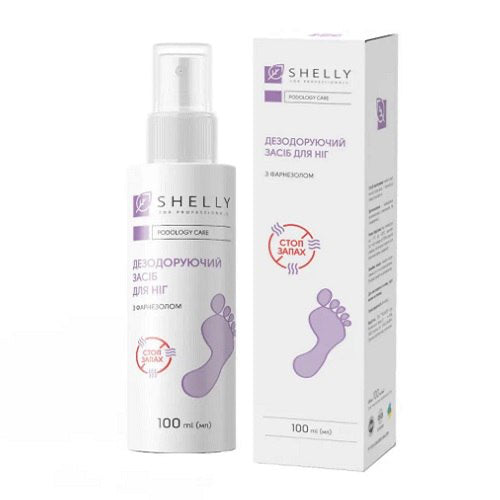 Feet Deodorant Farnesol Stop Odor Shelly 100 ml