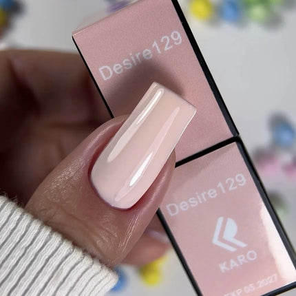 Verniz Gel Desire 129 Baby pink 8ml KARO
