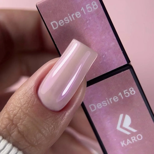 Gel Polish Desire 158 Rosé-Beige mit Schimmer 8ml KARO