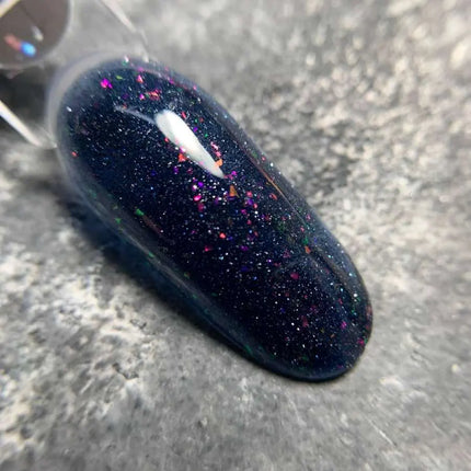 Luna Lurex Osnovni premazi №21 Črno-modra s holografskim folijo 13ml