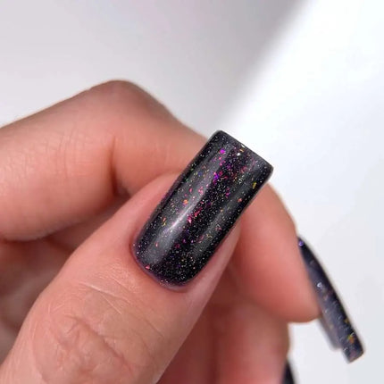 Luna Lurex Osnovni premazi №21 Črno-modra s holografskim folijo 13ml