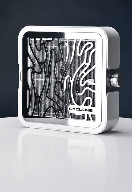 Efficiently captures nail dust, fine particles, and unpleasant odors generated during filing