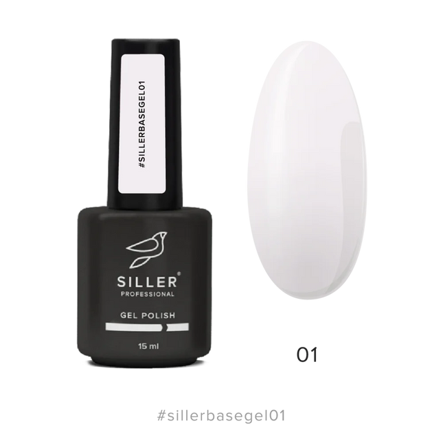 Base BaseGEL №1 15 мл (with brush) Siller - Bottle gel