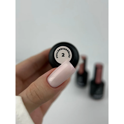 Base BaseGEL №2 15 мл (with brush) Siller - Bottle gel