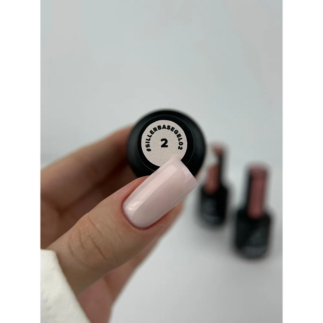 Base BaseGEL №2 15 мл (with brush) Siller - Bottle gel