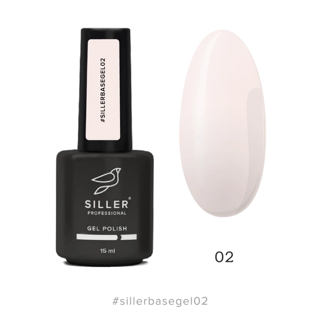 Base BaseGEL №2 15 мл (with brush) Siller - Bottle gel