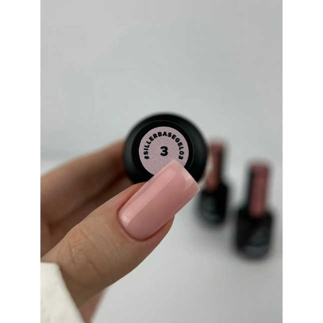 Base BaseGEL №3 15 мл (with brush) Siller - Bottle gel