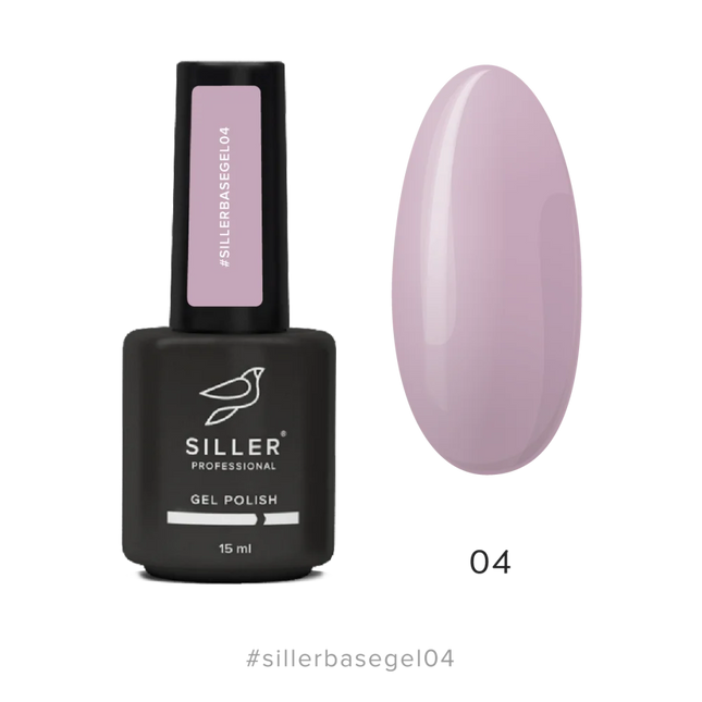 Base BaseGEL №4 15 мл (with brush) Siller - Bottle gel