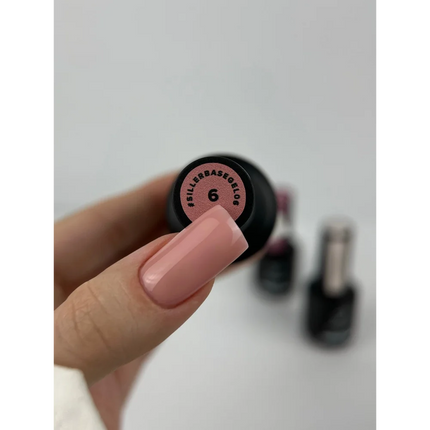 Base BaseGEL №6 15 мл (with brush) Siller - Bottle gel