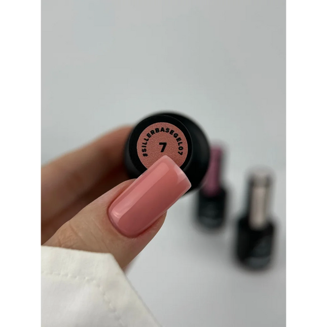 Base BaseGEL №7 15 мл (with brush) Siller - Bottle gel