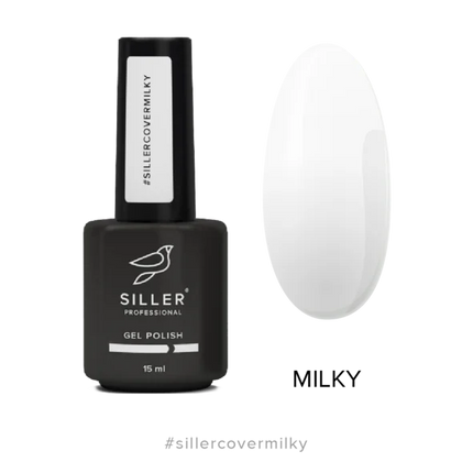 Base Cover MILKY 15 ml Siller - Cover Base