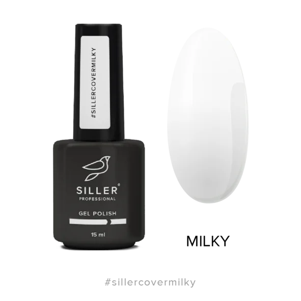 Base Cover MILKY 15 ml Siller - Cover Base