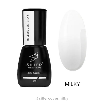 Base Cover MILKY 8 ml Siller - Cover Base