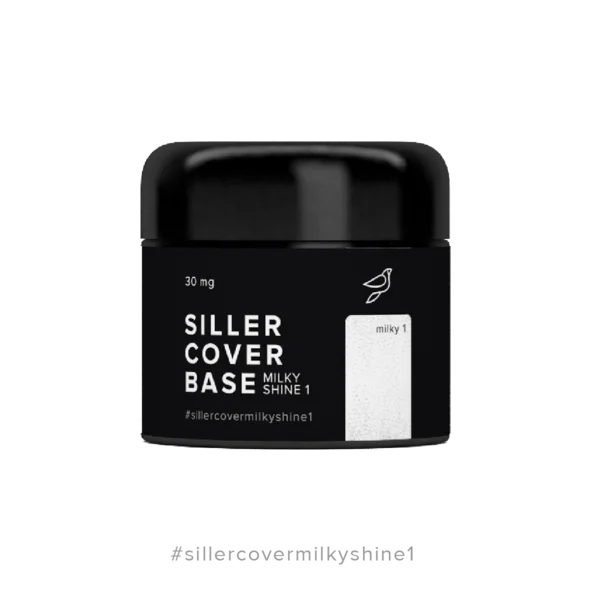 Base Cover MILKY SHINE №1 30 ml (silver) Siller - Cover Base