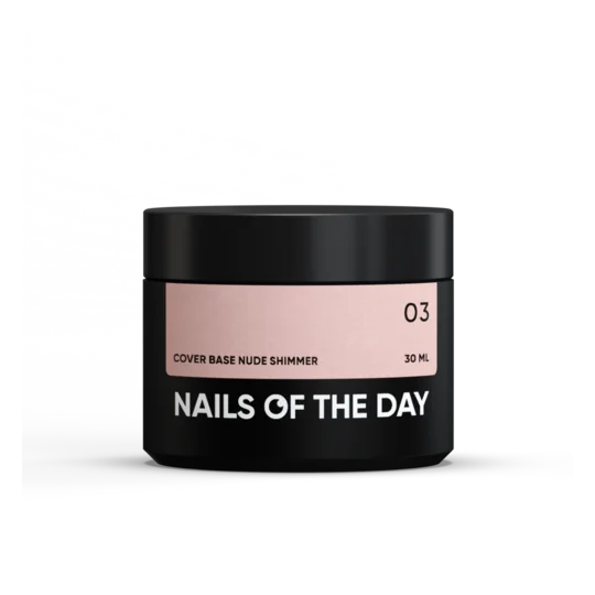 Base Cover nude shimmer №3 30 ml NAILSOFTHEDAY - Cover Base