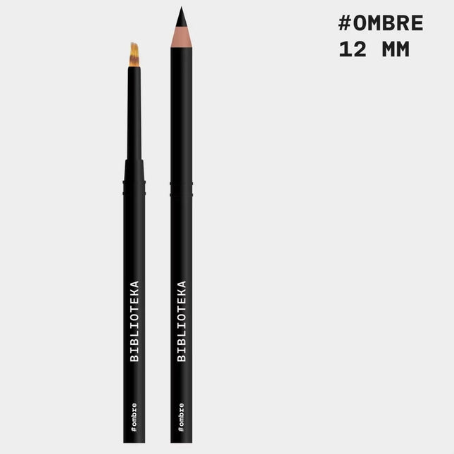 Nagelborstel Biblioteka #Ombre 12mm
