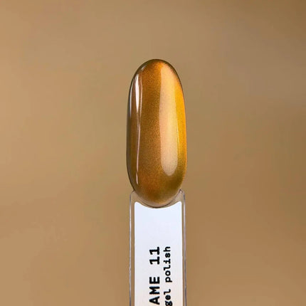 BIBLIOTEKA Cat Eye Gel Polish №11 Flame 10ml - Cooper orange