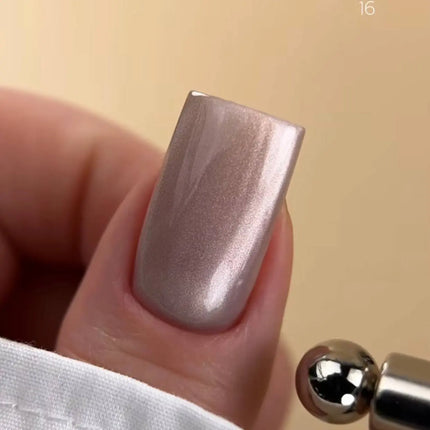 BIBLIOTEKA Cat Eye Gel Polish №16 Eclipse 10ml - Silver gray