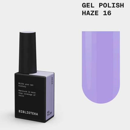 BIBLIOTEKA Gel Polish №016 Haze 10ml - Lilac color