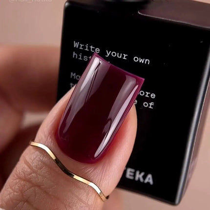BIBLIOTEKA Gel-Nagellack №022 Claret 10ml - Claret-Wein