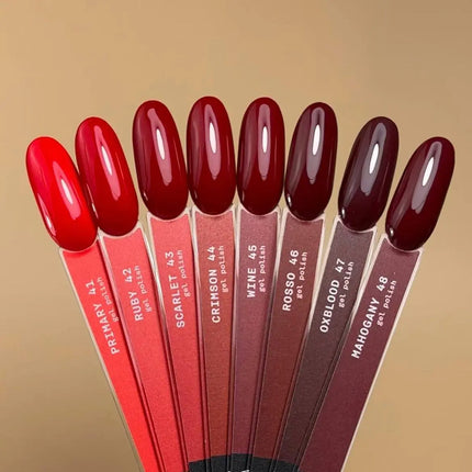 BIBLIOTEKA Gel Polish №046 Rosso 10ml - Dark red color