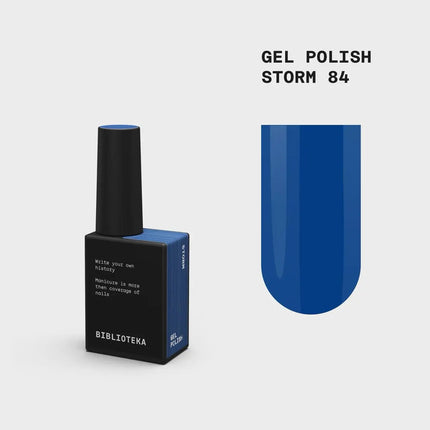 BIBLIOTEKA Smalto semipermanente №083 Depth 10ml - Blu intenso