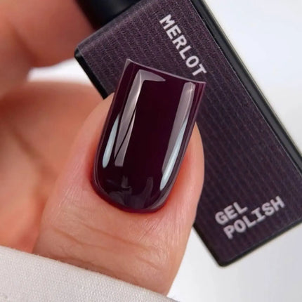 BIBLIOTEKA Gel-Nagellack №085 Merlot 10ml - Rubin