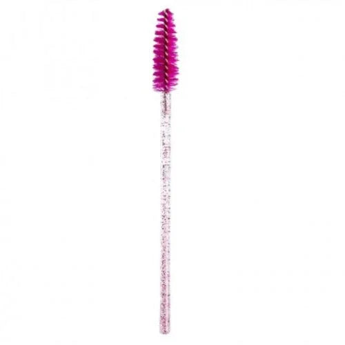 Brush for mascara / eyelashes / eyebrows pink nylon set 2 (pcs) Kodi Professional - Eyebrow and eyelash brushes
