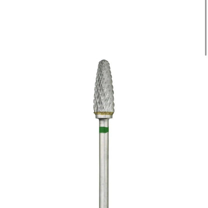 Carbide Nail Drill Bit "Corn” 5mm Green H707cK Nisima