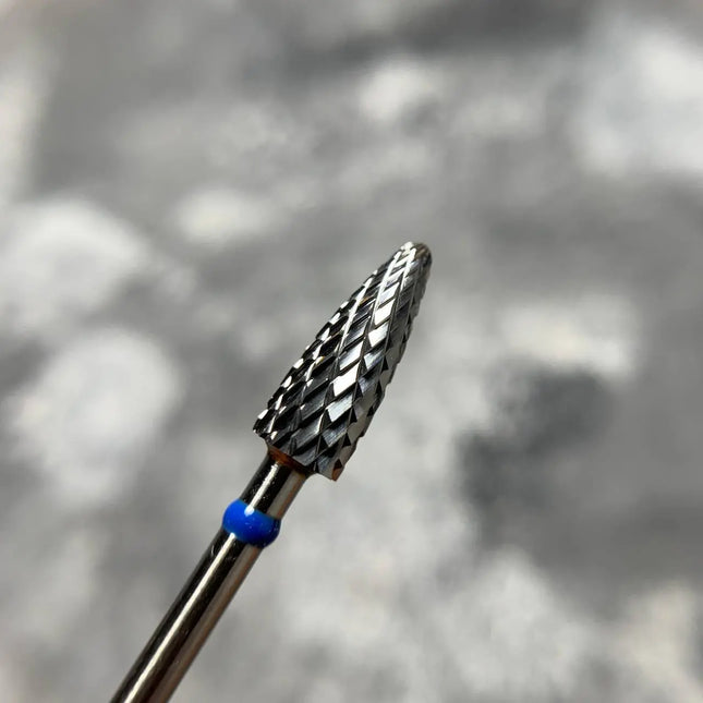 Freză din carbură pentru unghii „Corn” 5mm albastră H707mK Nisima