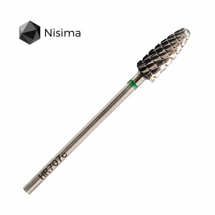 Carbide Nail Drill Bit "Corn” 5mm Green Hr707cK Nisima