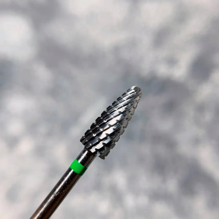 Carbide Nail Drill Bit "Corn” 5mm Green Hr707cK Nisima